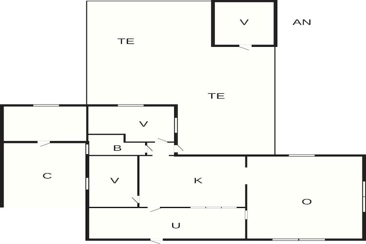 Familienferienhaus am Meer-Grundriss