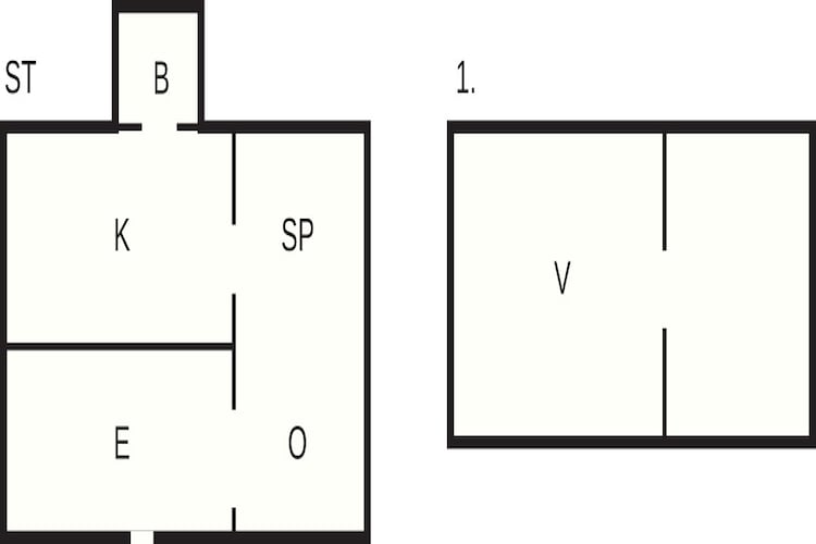 5 Personen vakantie huis in Åryd-Plattegrond
