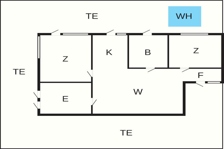 5 sterren vakantie huis in Skummeslövsstrand-Plattegrond