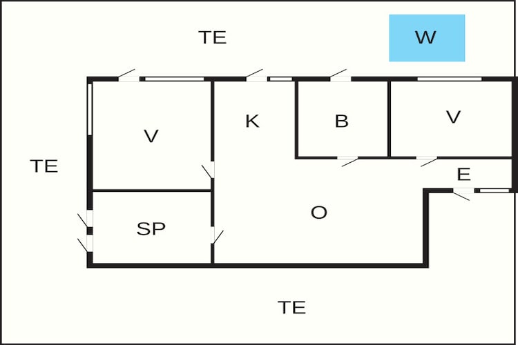 5 sterren vakantie huis in Skummeslövsstrand-Plattegrond