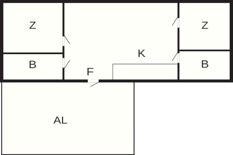 4 Personen vakantie huis in Höllviken-Plattegrond