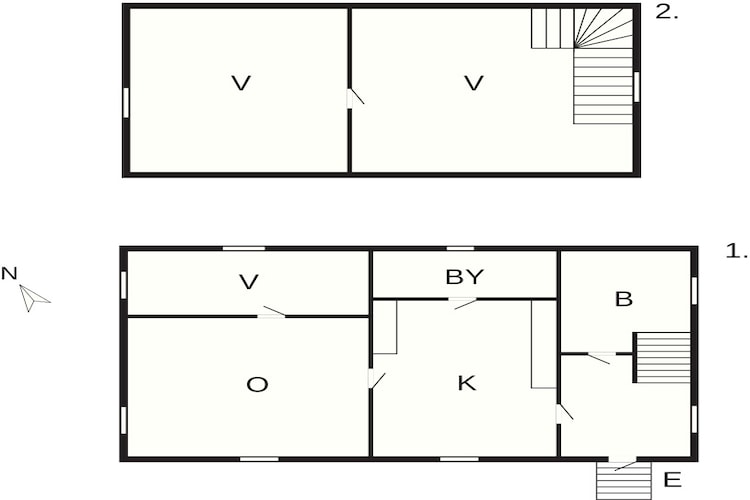 5 person holiday home in BRASTAD-Floor plan