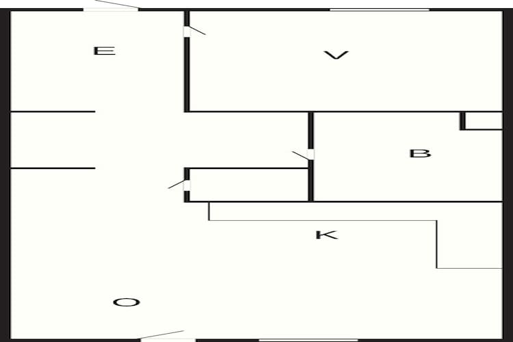 Lägenhet med 1 säng-Plan d'étage