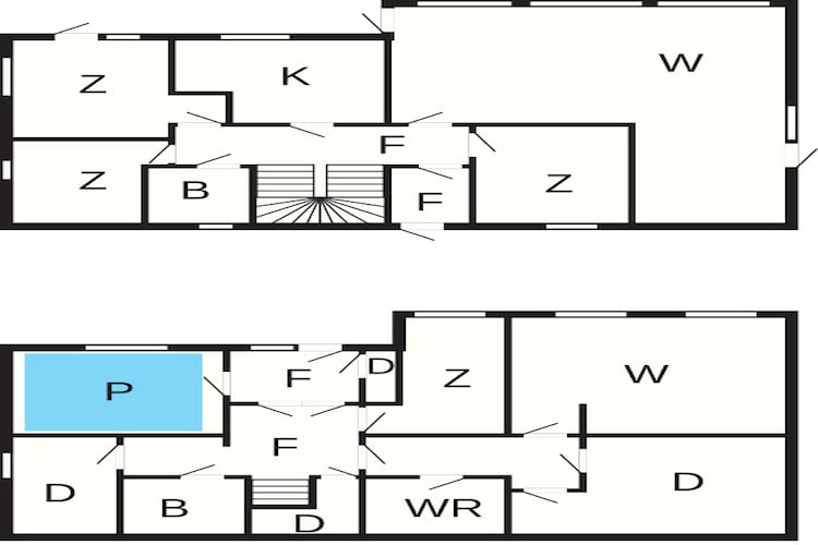 8 Personen vakantie huis in Stavang-Plattegrond