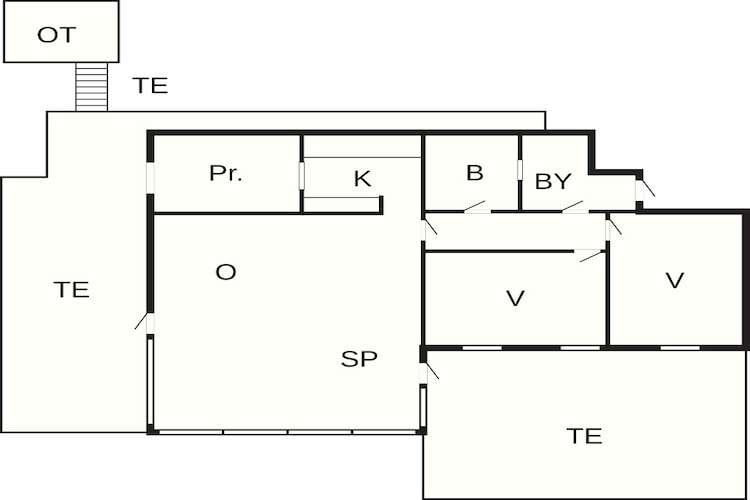 Maison de vacances pour 4 a Struer-Plan