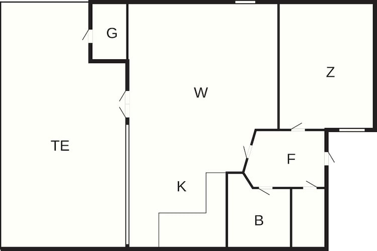 3 Personen vakantie huis in Tranekær-Plattegrond