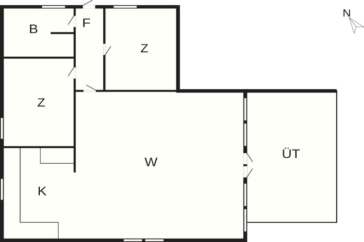 5 Personen vakantie huis in Silkeborg-Plattegrond