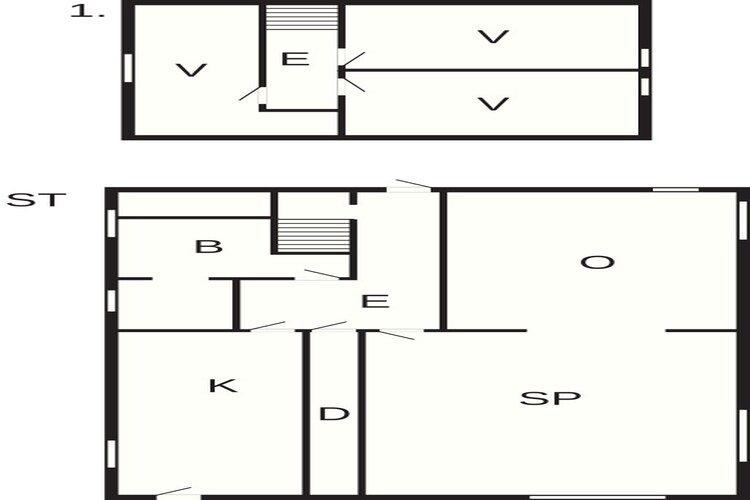 7 Personen vakantie huis in Asnæs-Plattegrond