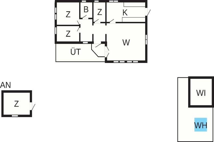 Cozy Summer Retreat in Graddo-Floor plan
