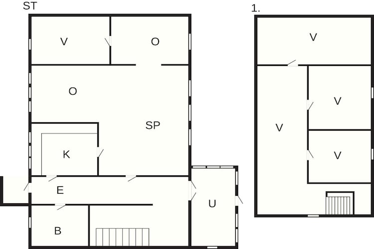 10 Personen vakantie huis in Spøttrup-Plattegrond