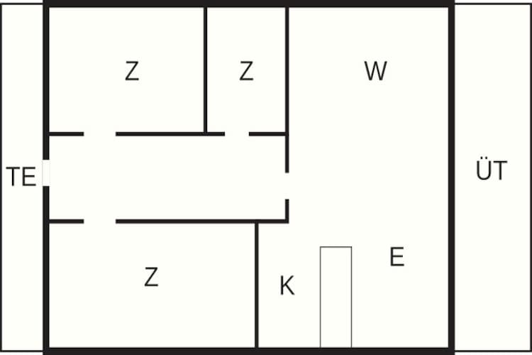 6 Personen vakantie huis in Herning-Plattegrond