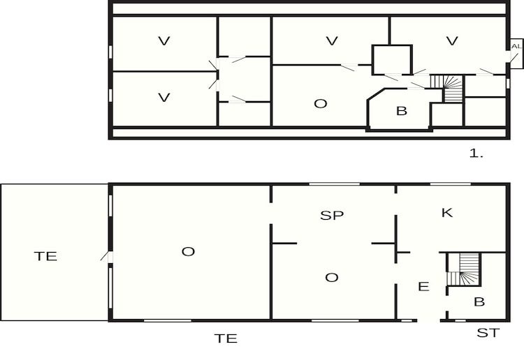 4 etoiles maison de vacances a Förslöv-Plan d'étage