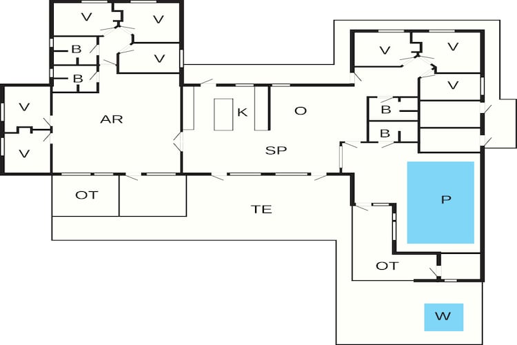 5 sterren vakantie huis in Bogense-Plattegrond