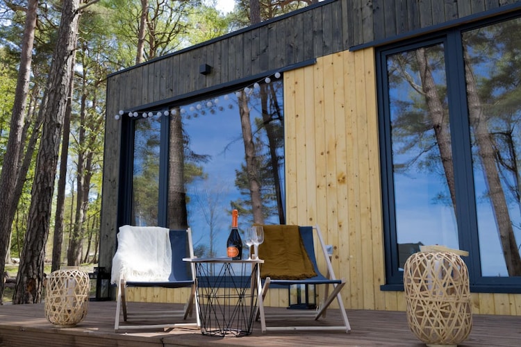 Domki przy plaży Ustronie Morskie-Balcon-terrasse