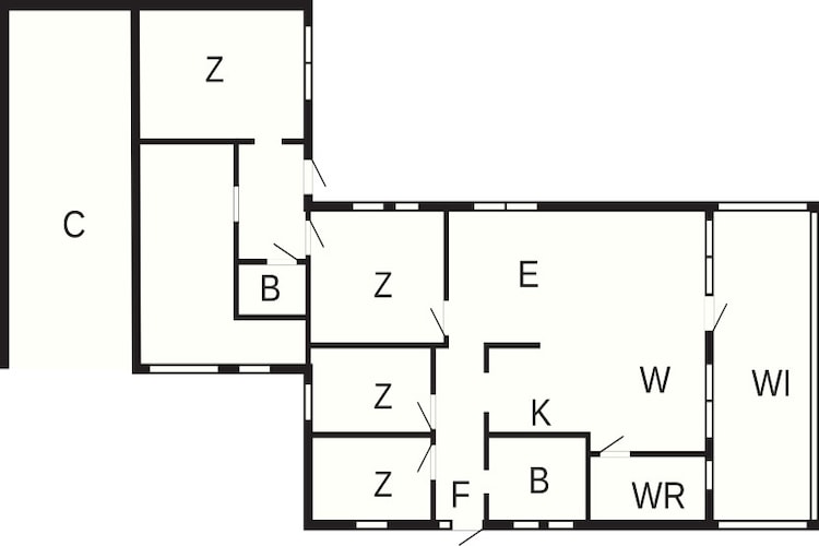 4 Sterne Ferienhaus in Harplinge-Grundriss