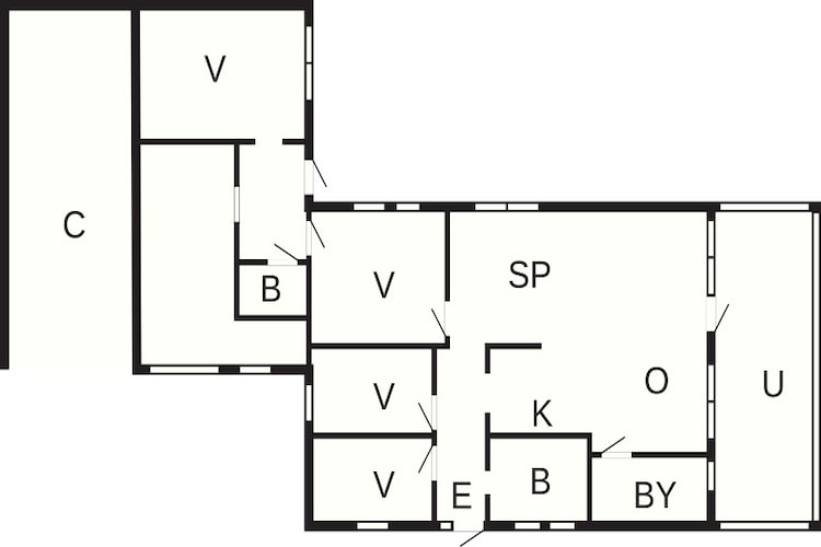 4 Sterne Ferienhaus in Harplinge-Grundriss