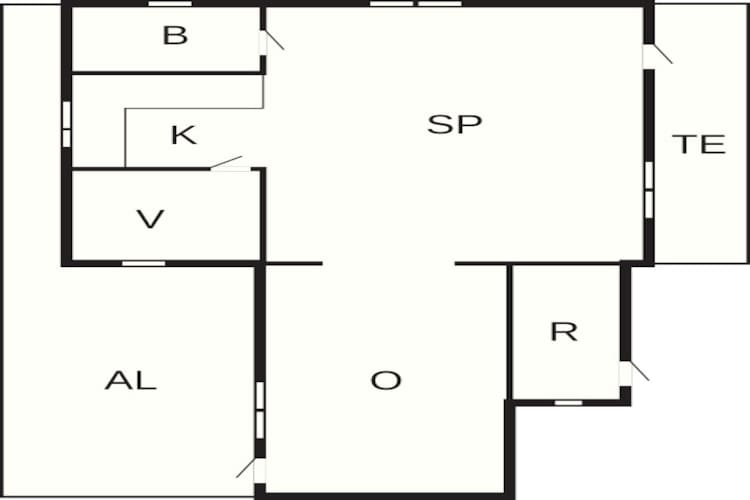5 Personen vakantie huis in Bredaryd-Plattegrond