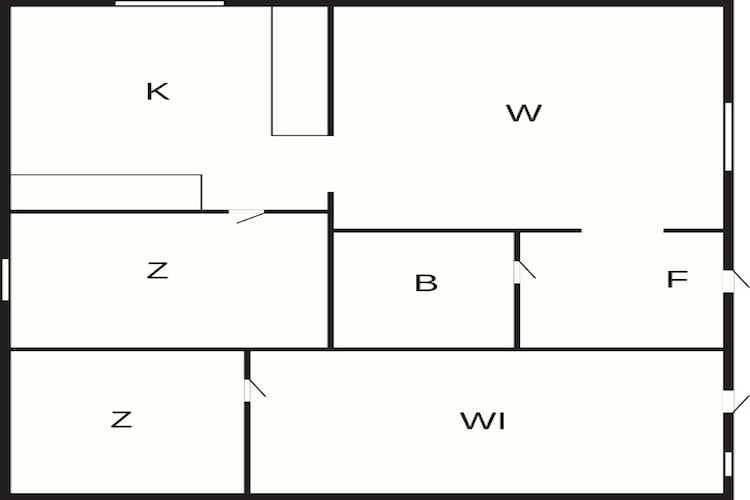 4 person holiday home in Bredaryd-Floor plan
