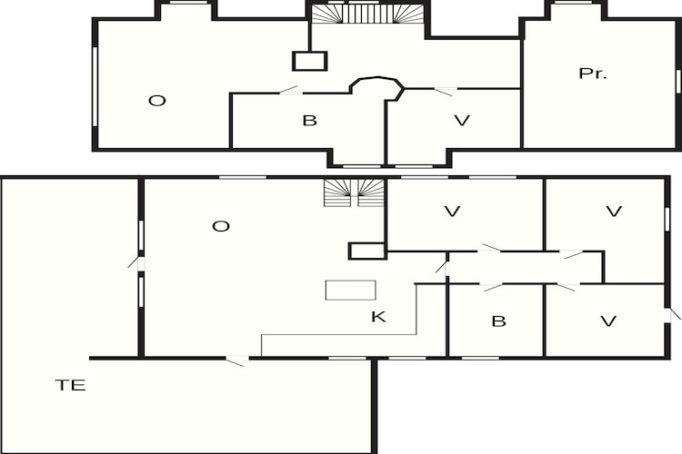 5 etoiles maison de vacances a Ulfborg-Plan d'étage