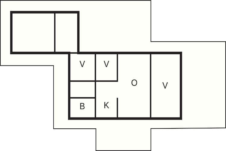 6 Personen vakantie huis in Dronningmølle-Plattegrond