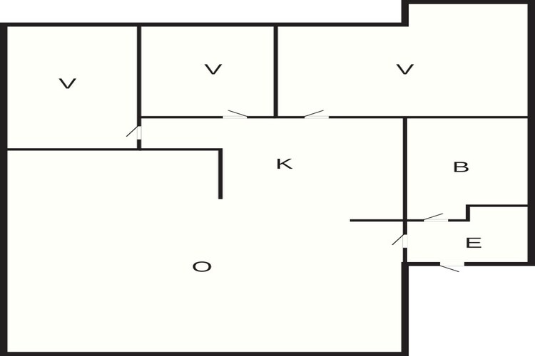 6 Personen vakantie huis in Røros-Plattegrond