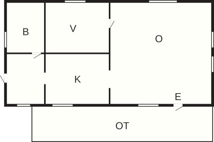 4 person holiday home in KLINTEHAMN-Floor plan