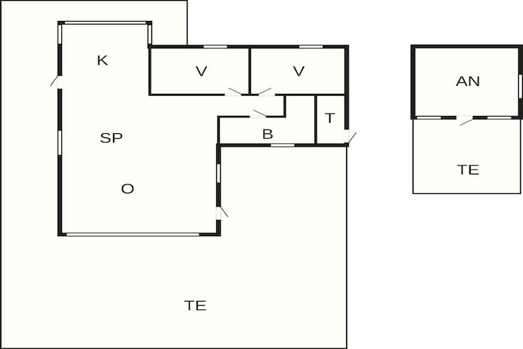 4 Sterne Ferienhaus in Hadsund-Grundriss
