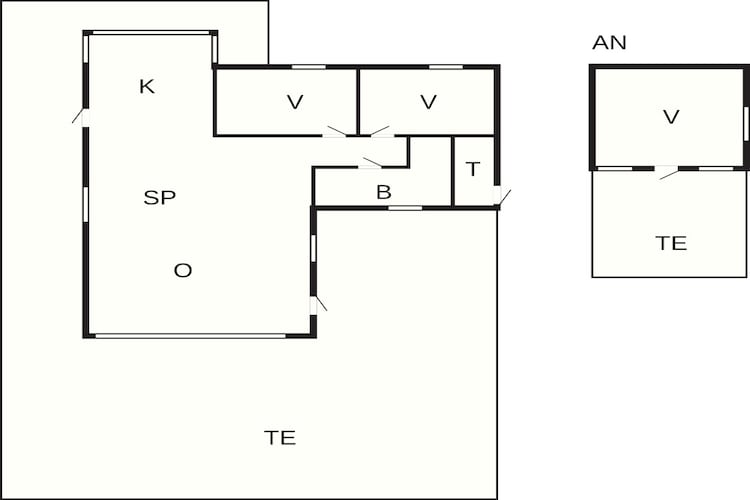 4 star holiday home in Hadsund - Floor plan