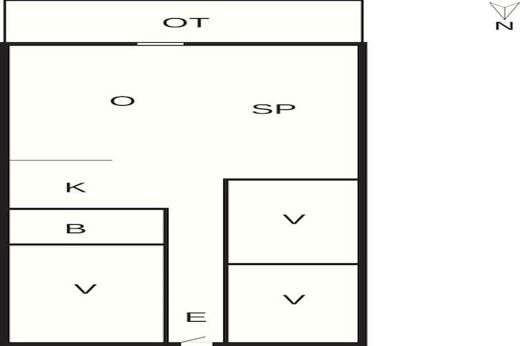 6 Personen vakantie huis in Jerup-Plattegrond