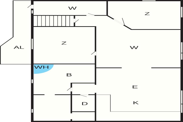 5 Personen vakantie huis in Snedsted-Plattegrond