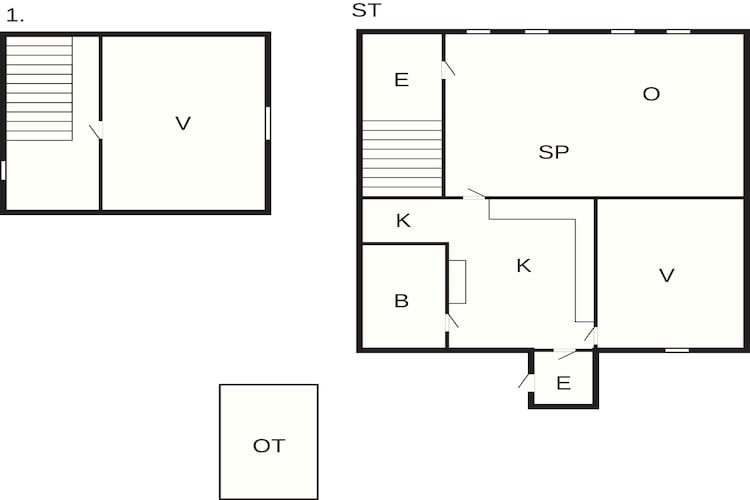 6 person holiday home in Horslunde-Floor plan