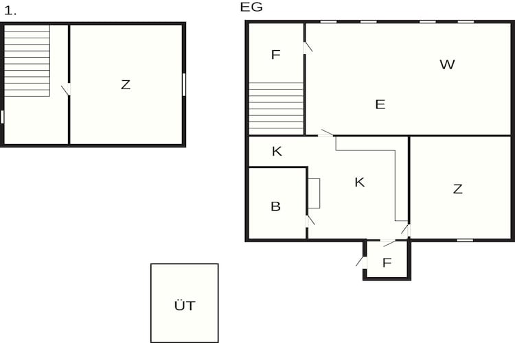 6 person holiday home in Horslunde-Floor plan