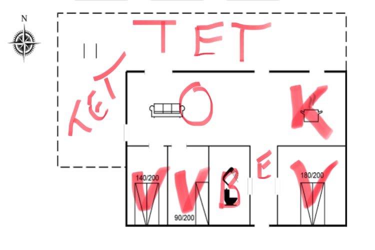 4 sterren vakantie huis in Blokhus-Plattegrond