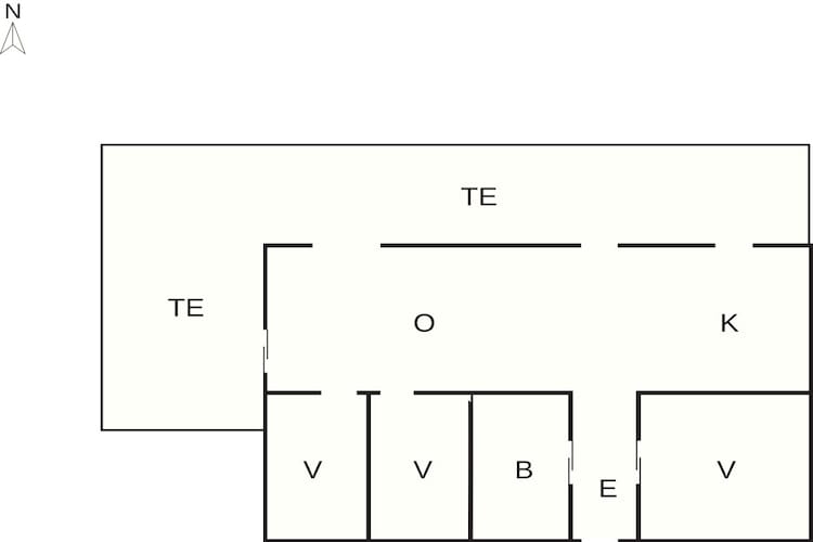 4 sterren vakantie huis in Blokhus-Plattegrond