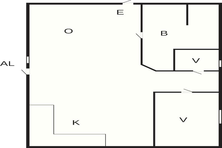 Ferienwohnung auf Orust in Meeresnähe-Grundriss