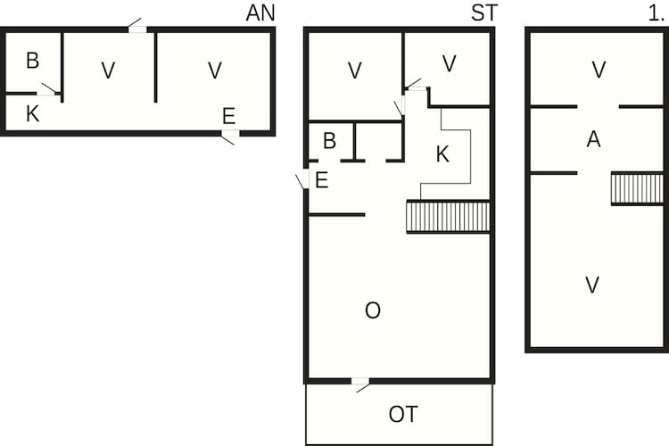 4 etoiles maison de vacances a DEGEBERGA-Plan d'étage