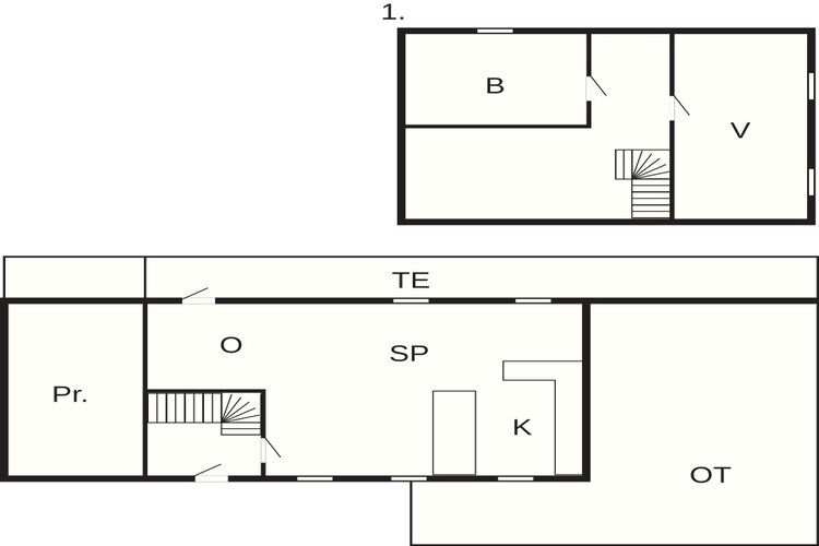4 sterren vakantie huis in Asaa-Plattegrond