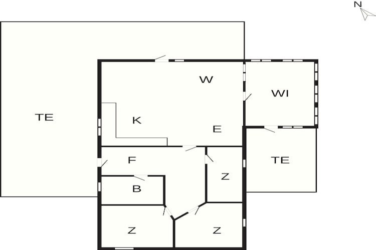 6 Personen vakantie huis in Thyholm-Plattegrond