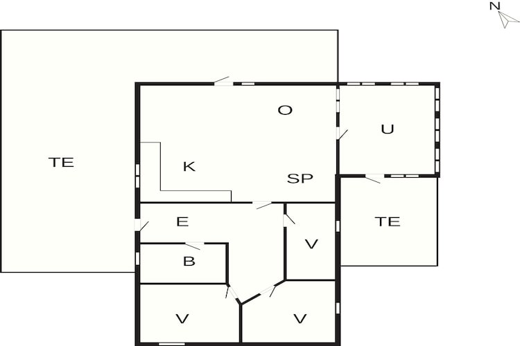 6 Personen vakantie huis in Thyholm-Plattegrond