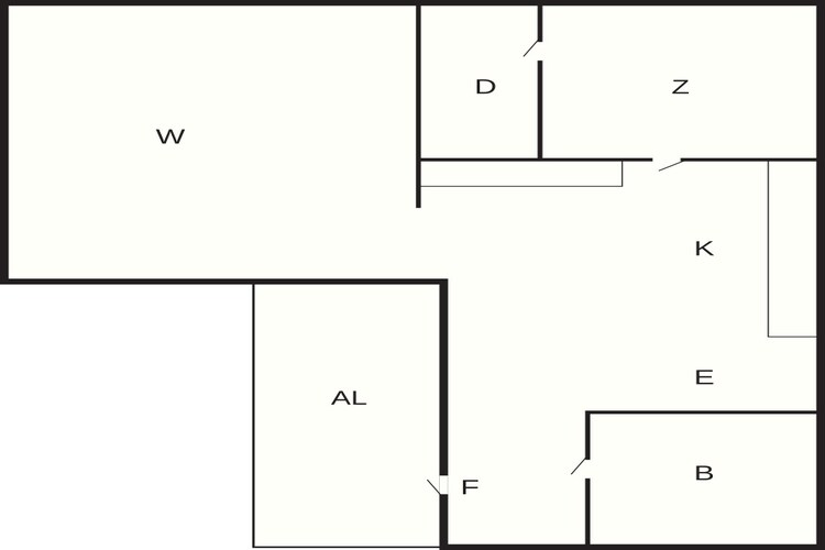 Maison de vacances pour 4 a ARKELSTORP-Plan d'étage