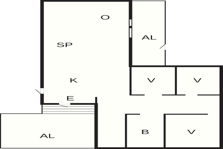 Maison de vacances pour 6 a Byxelkrok-Plan d'étage