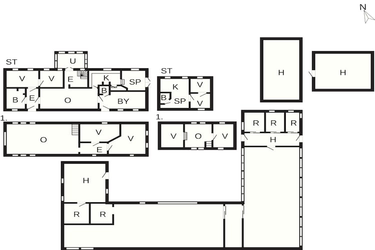 4 Sterne Ferienhaus in Hornsyld - Grundriss