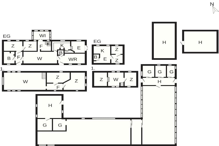 4 Sterne Ferienhaus in Hornsyld - Grundriss