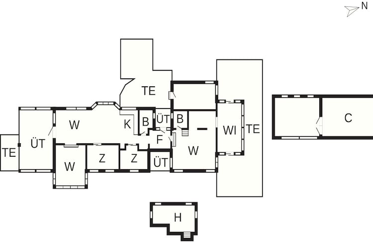 5 sterren vakantie huis in Ebeltoft-Plattegrond