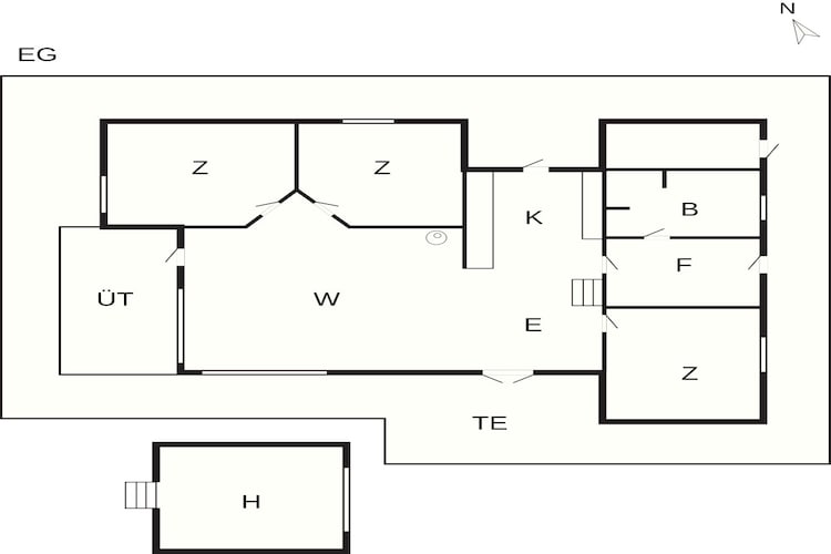 5 sterren vakantie huis in Fjerritslev-Plattegrond