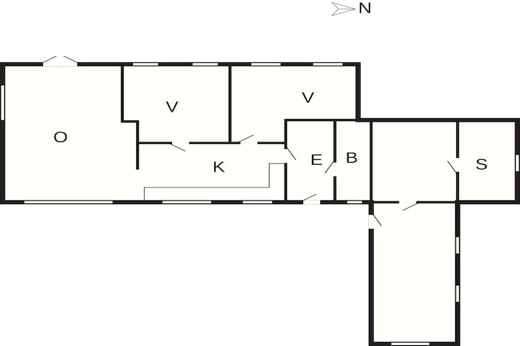 5 sterren vakantie huis in Nykøbing M-Plattegrond