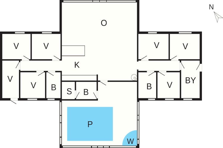 5 sterren vakantie huis in Ebeltoft-Plattegrond