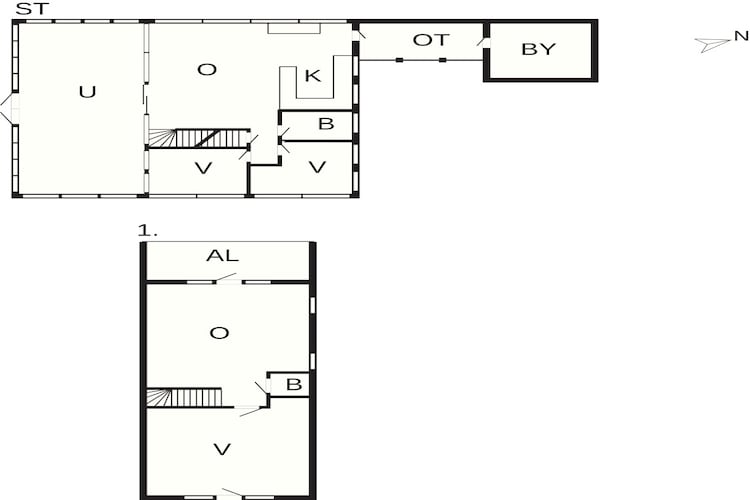 5 sterren vakantie huis in Hundested-Plattegrond