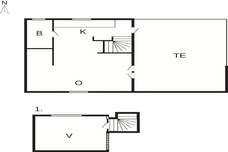 5 Sterne Ferienhaus in Nexø-Grundriss