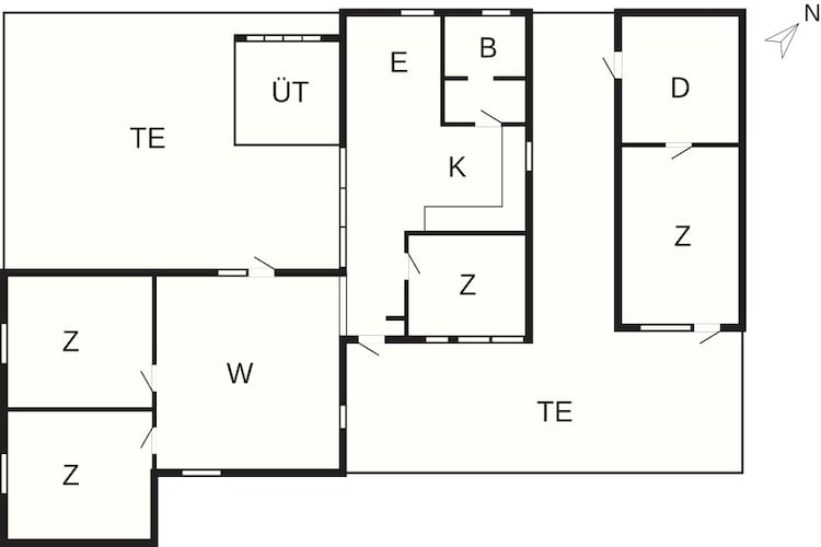 5 sterren vakantie huis in Væggerløse-Plattegrond
